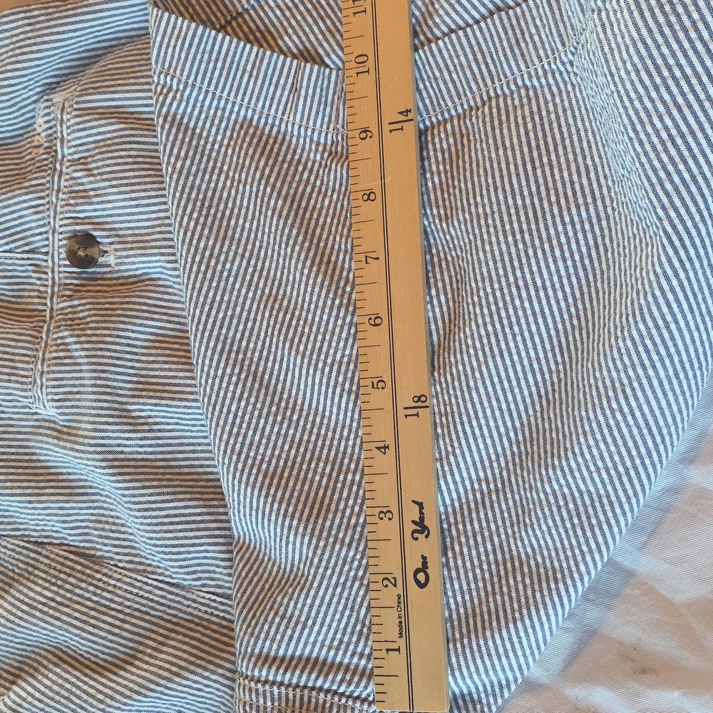 Izod Men's Lot of Two 10"‎ Seersucker Shorts Blue Tan Preppy Size 40 - Picture 15 of 15